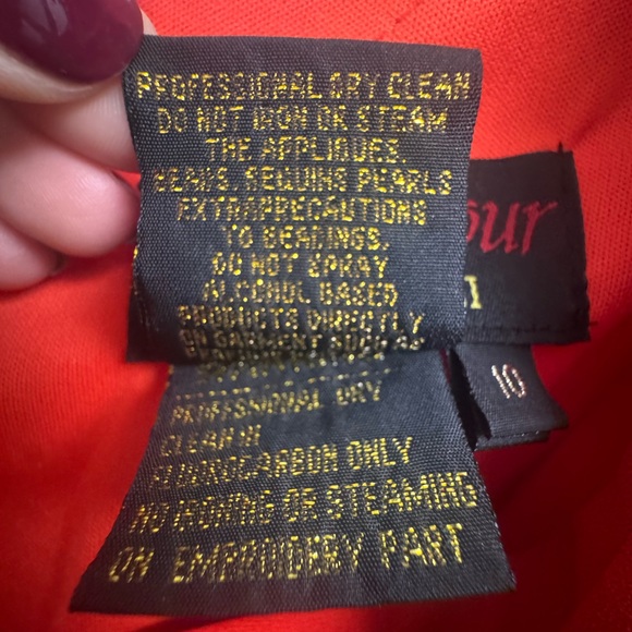 Terani Couture One Shoulder Orange Dress - Picture 8 of 11